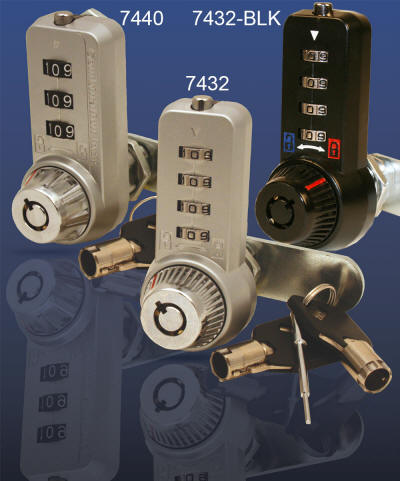 combination lock with key override