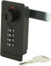 Locker Lock with Key Override